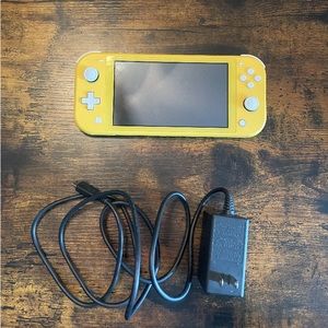 Yellow Nintendo Switch Lite